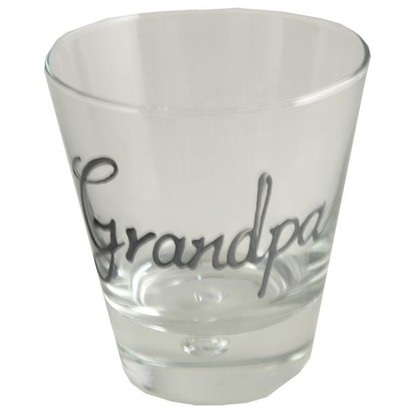 Personalised Wording Gift Whisky Glass (Silver)