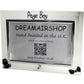 Page Boy Gift Photo Frame: Land (Top Hat)