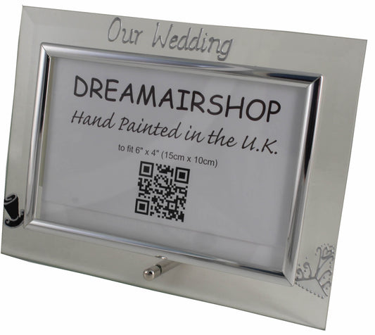 Our Wedding Photo Frame Hat & Tiara