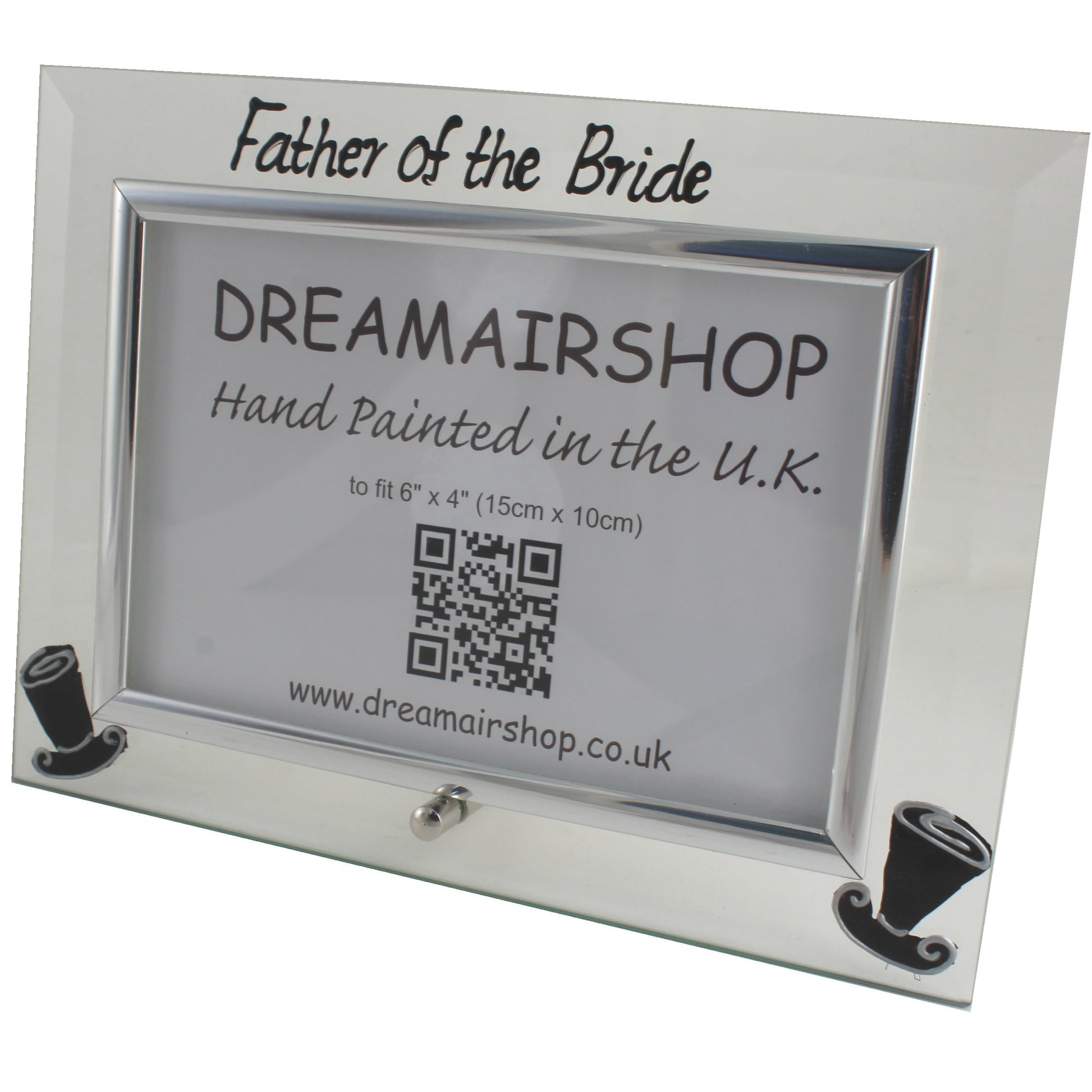 Father of the Bride Photo Frame Land (Top Hats)