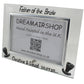 Personalised Father of the Bride Photo Frame Land (Top Hats)