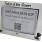 Father of the Groom Photo Frame Land (Top Hats)