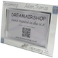 Personalised Christening Photo Frame Land (Blue Feet)