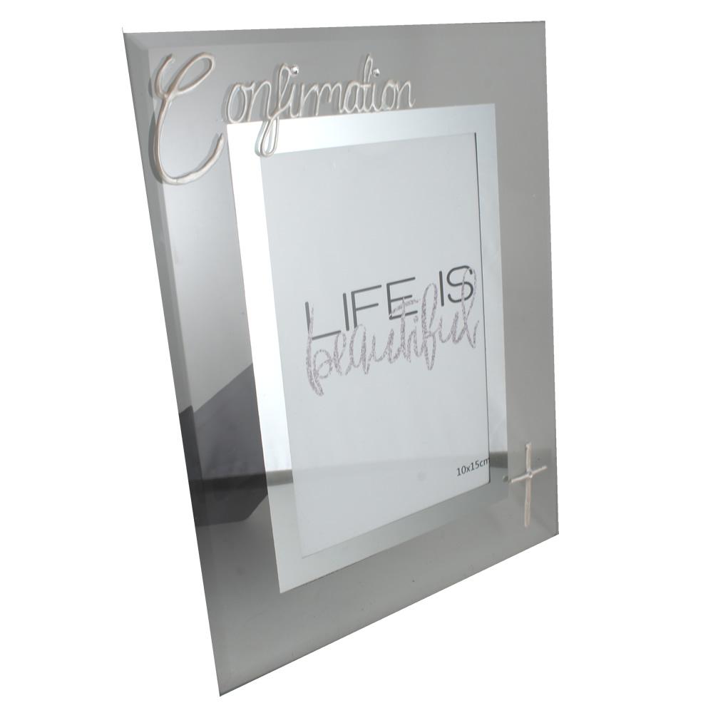 Confimation Gift Photo Frame Portrait: with crystals