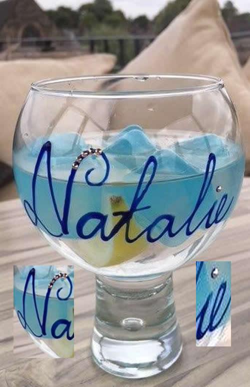 Crystal Personalised Gin & Tonic Glass