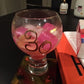 30th Birthday Gin and Tonic: Glass with Crystals (Copper)