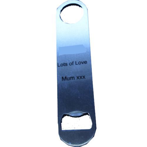 Personalised/Customized Gift Photo Barblade/Bottle Opener: