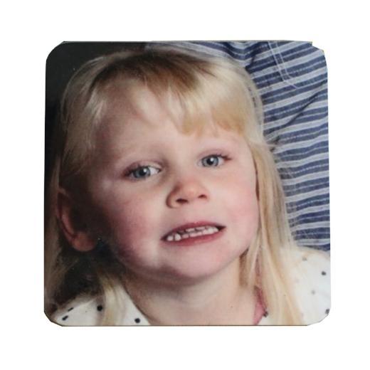 Personalised/Customized Gift Photo Hardboard Coaster: