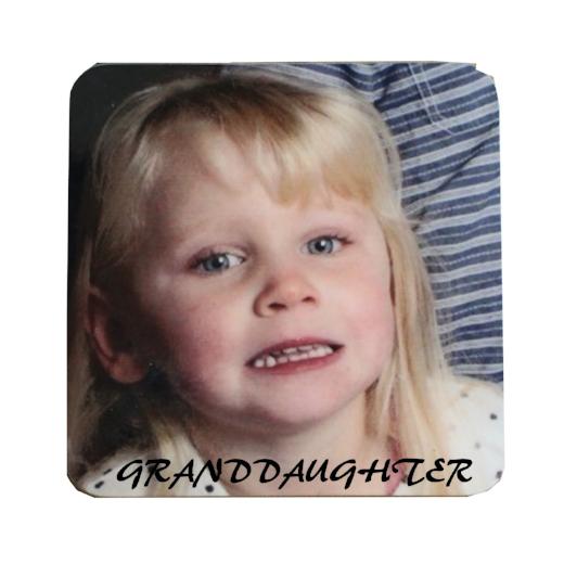 Personalised/Customized Gift Photo Hardboard Coaster:
