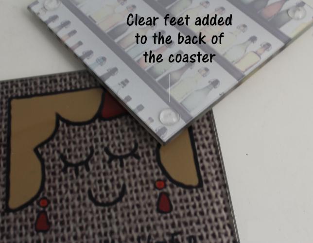 Personalised/Customized Photo Glass Coaster: