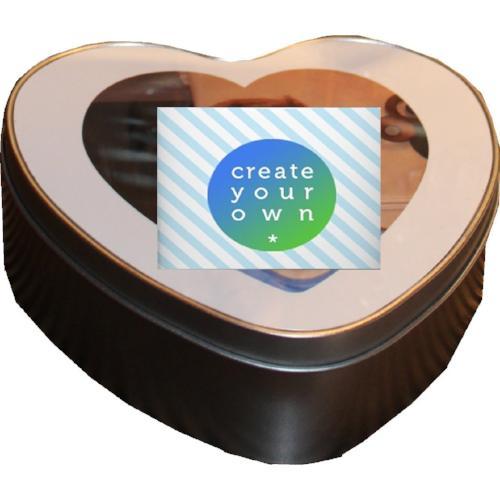 Personalised/Customized Gift Photo Heart Tin: