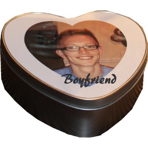 PERSONALISED HEART TIN