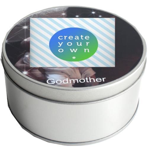 Personalised/Customized Gift Photo Round Tin: