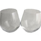Titanium Crystal Stemless Red Wine: Glass/Tumbler Set 2