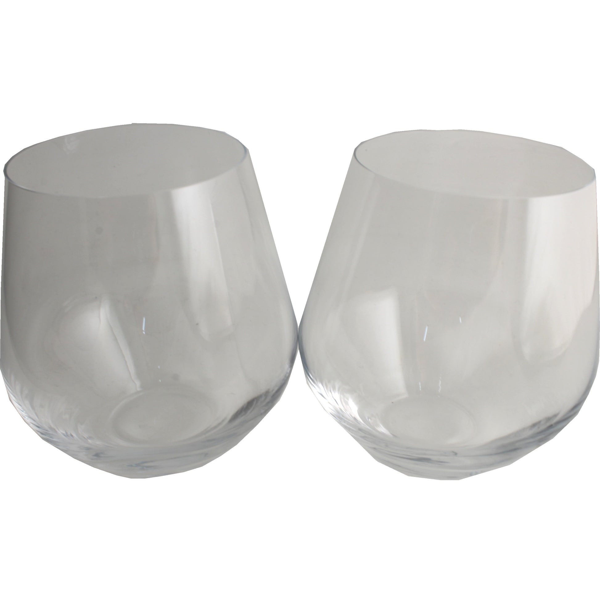 Titanium Crystal Stemless Red Wine: Glass/Tumbler Set 2