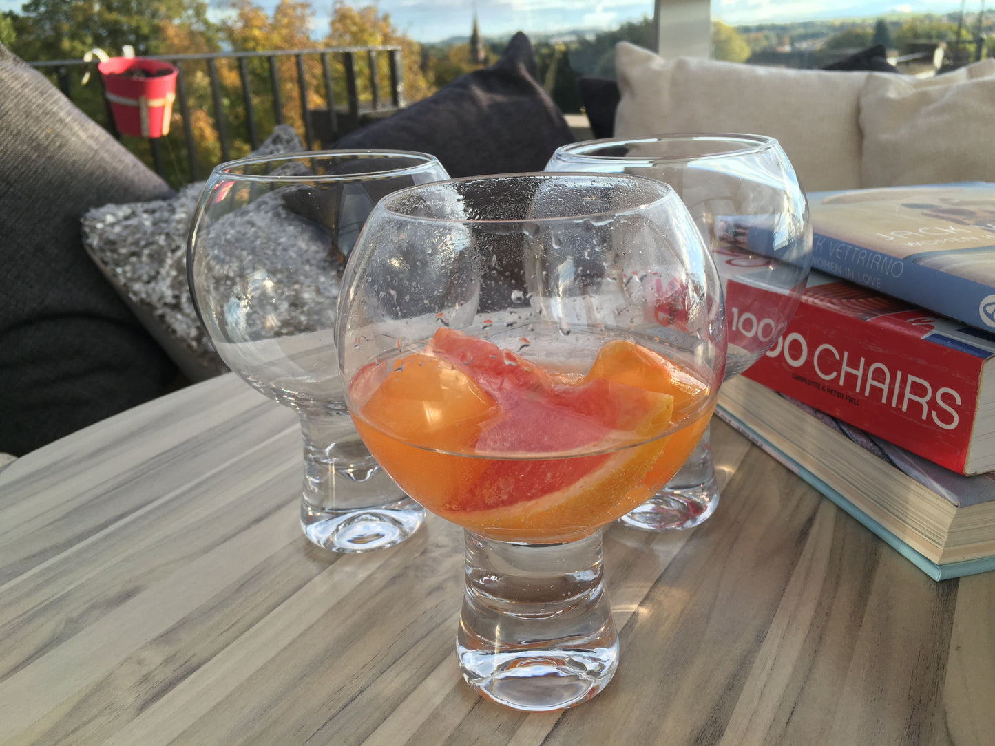 Gin and Tonic Gift Glass: Bubble Glass Set  x 3