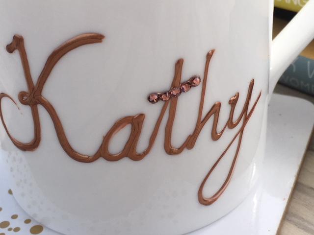 Personalised Fine Bone China Mug: