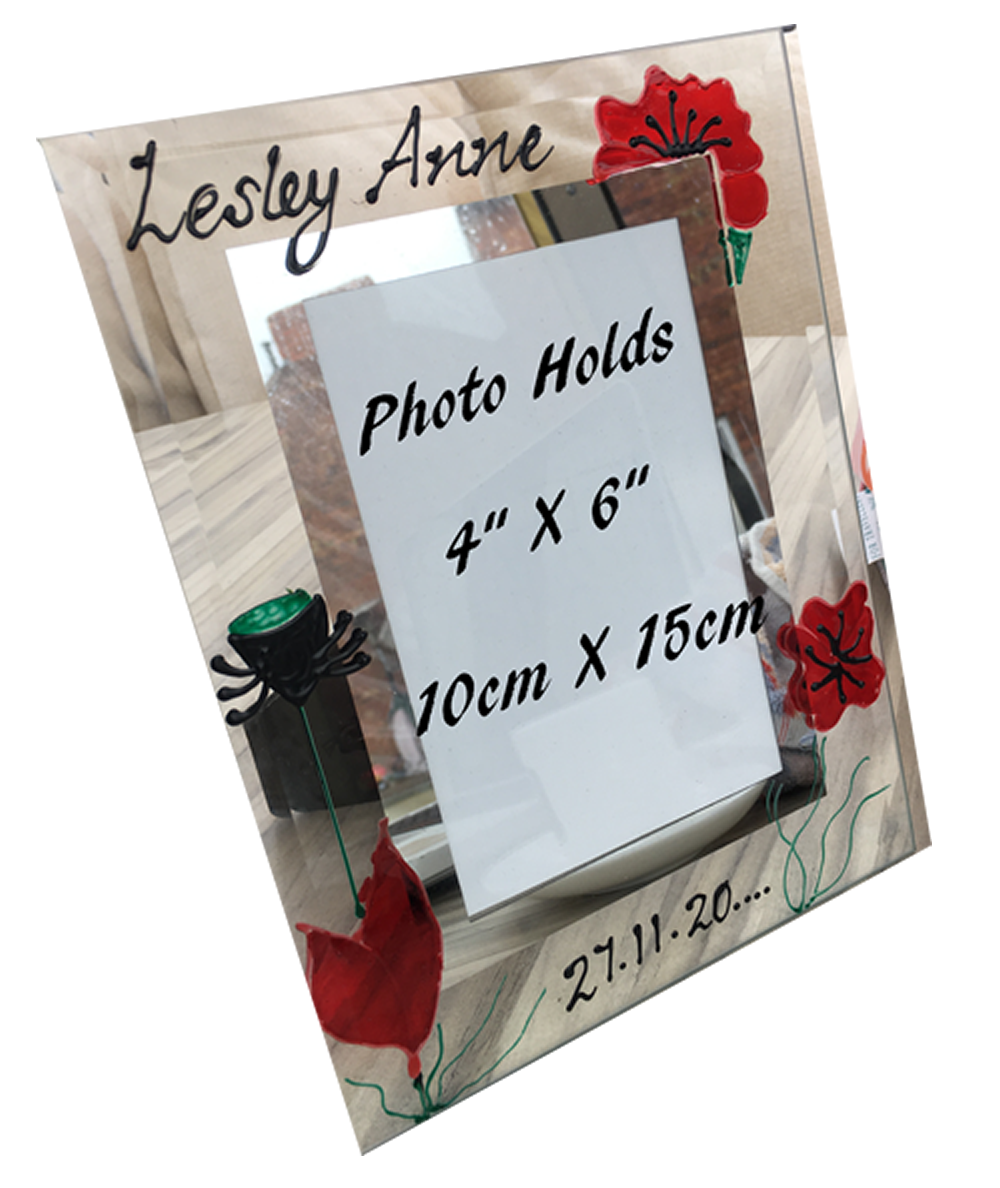 Poppy Design Gift Photo Frame: Portrait