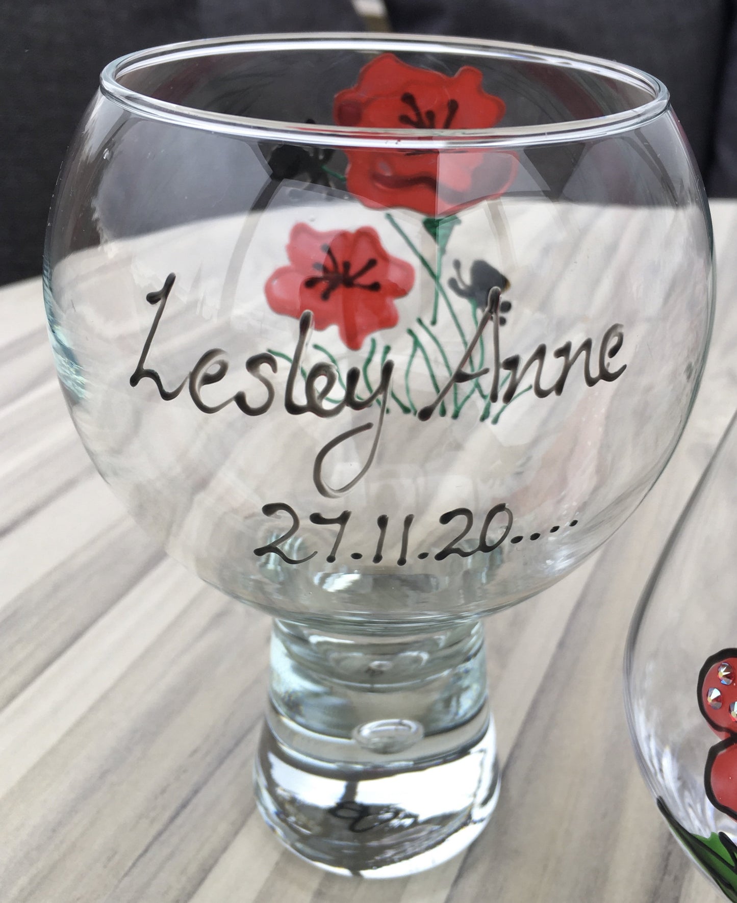 Poppy Gin and Tonic Glass