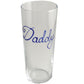 Personalised Wording Gift Pint Glass: (Blue)