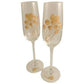 1st Wedding Anniversary Champagne Glasses Flower