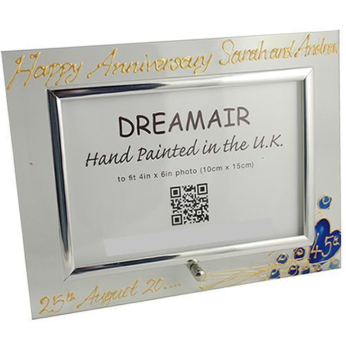 Personalised Land Frame Blk/Sil
