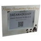 Personalised 45th Anniversary Photo Frame Flower