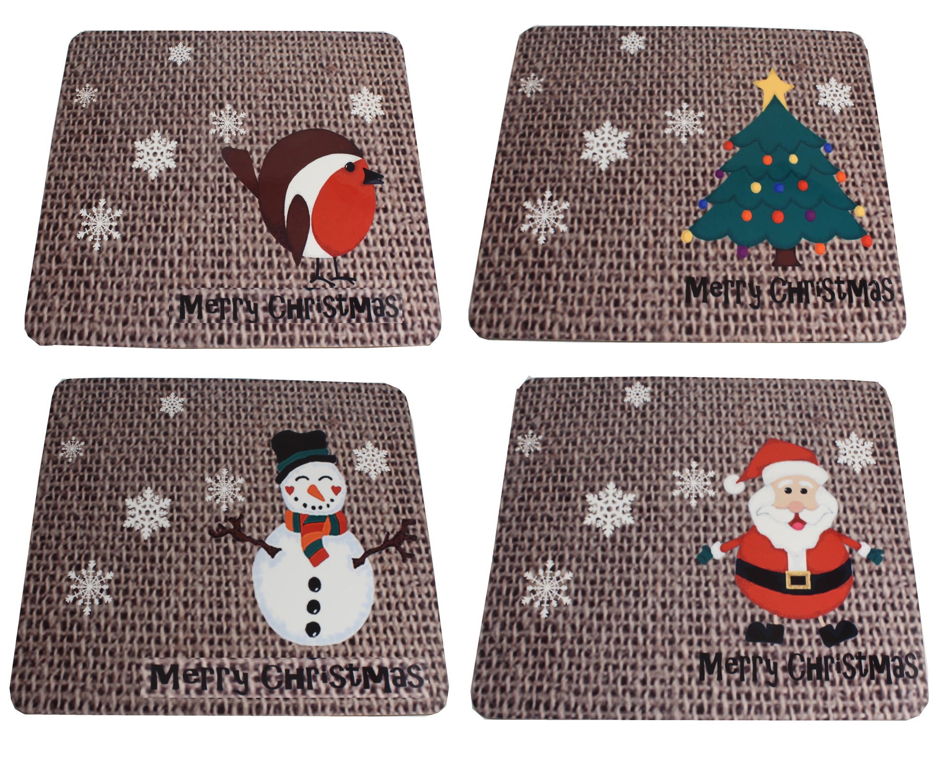 Set of 4 Christmas Place mats 