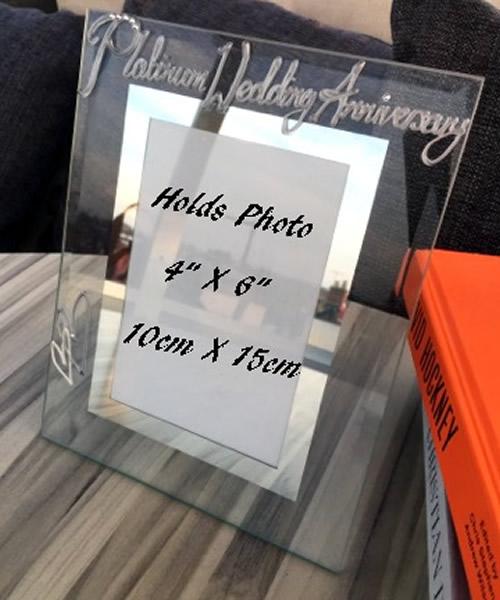 Platinum (70th) Wedding Anniversary Gift : Photo Frame Port (Milestone)