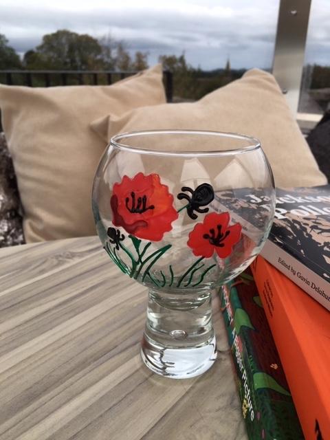 Poppy Gin and Tonic Glass