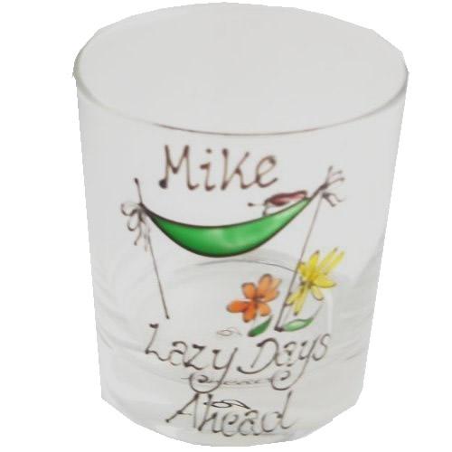 Personalised Retirement Gift Whisky Glass: