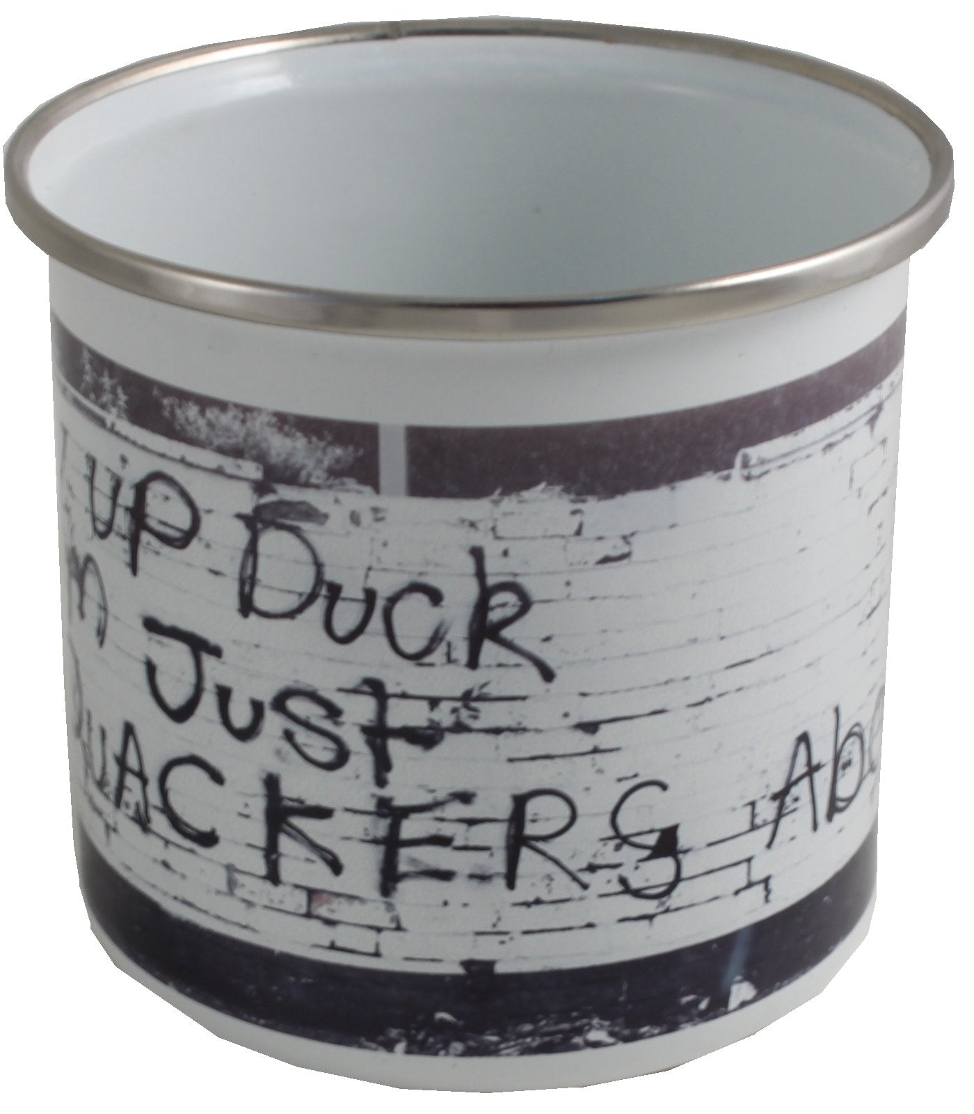 Quackers About You Enamel Mug Middle