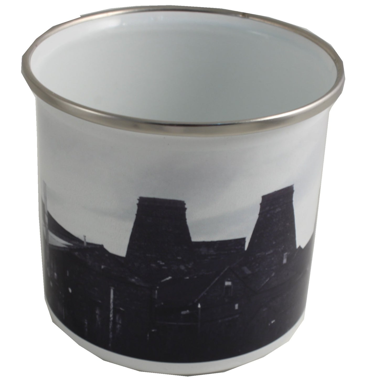 Longton Skyline Enamel Mug Middle