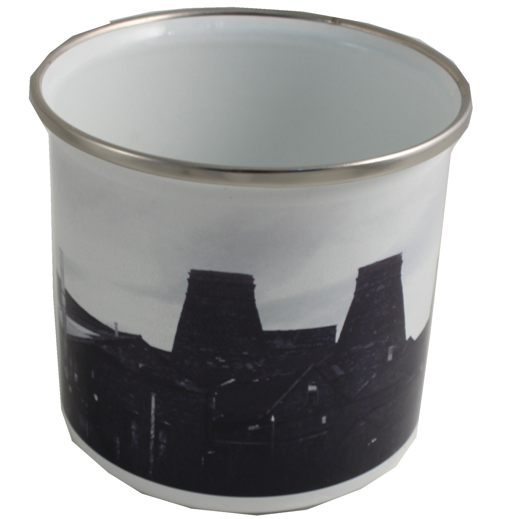 Longton Skyline Enamel Mug Middle