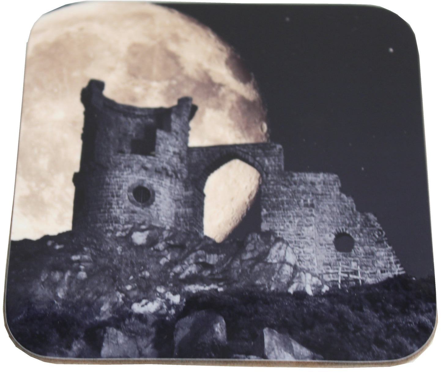 Mow Cop Moon Gift Coaster