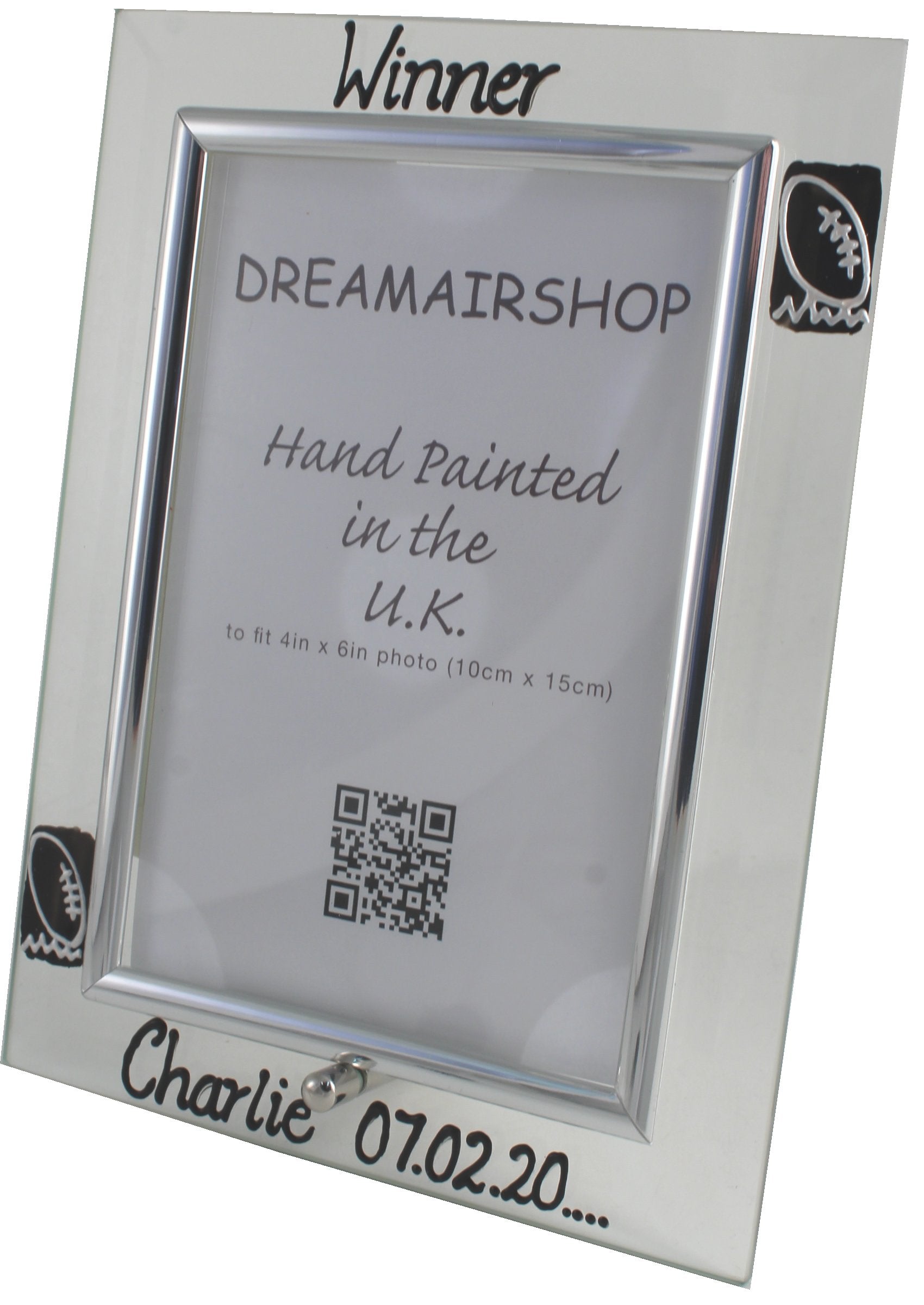 Personalised Rugby Photo Frame Port