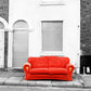 Red Sofa Enamel Mug Image