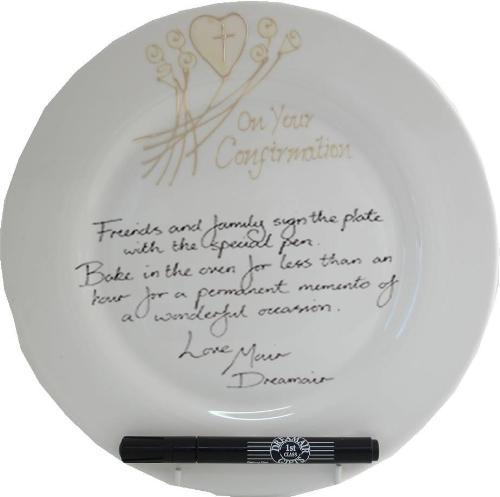 Confirmation Plate Round