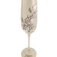 65th Birthday Champagne Glass Sweet Pea