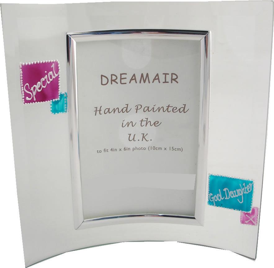 Special Goddaughter Gift Photo Frame: Portrait (Mag/Teal)