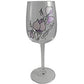 Godmother Design Gift Wine Glass: (Sweet Pea)
