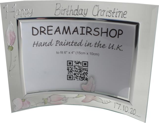 Personalised 50th birthday Sweet Pea Land Frame