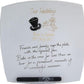 Personalised Our Wedding Plate (Hat & Tiara)
