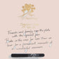 1st Wedding Anniversary Signature Plate: (Flower/Sq)