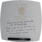 Personalised 30th Wedding Anniversary Plate Hearts/Sq