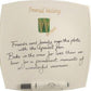 Personalised 55th Wedding Anniversary Plate Hearts/Sq