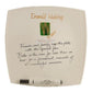 Personalised 55th Wedding Anniversary Plate Hearts/Sq