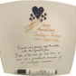 Personalised 45th Wedding Anniversary Plate Square Flower