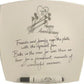 70th Wedding Anniversary Plate Square Flower
