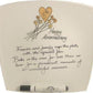 5th Wedding Anniversary Plate Square Flower